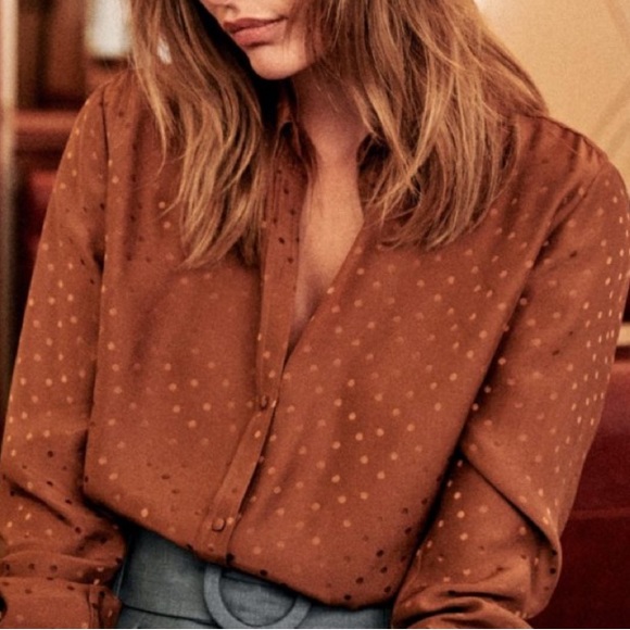 Sezane Tops - Sezane Ann silk blouse
